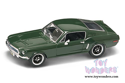 Yatming Road Signature - Ford Mustang GT Hard Top (1968, 1/43 scale diecast model car, Green) 43207
