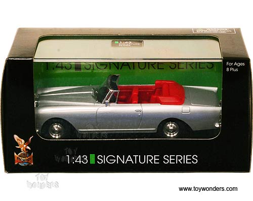 Yatming Road Signature - Bentley S2 Continental DHC Convertible (1961, 1/43 scale diecast model car, Silver) 43214