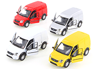 Show product details for Welly - Ford Transit Connect Minivan (4.5" diecast model car, Asstd.) 43631D