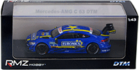 RMZ Hobby - Mercedes-AMG C 63 DTM #2 Gary Paffett 2017 (1/43 scale diecast model car, Blue) 440999A
