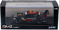 RMZ Hobby - Mercedes-AMG C 63 DTM #12 Daniel Juncadella 2016 (1/43 scale diecast model car, Black) 440999F