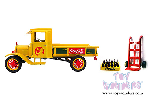 Motor City Coca-Cola - Ford Model TT Pick Up (1923, 1/32 scale diecast model car,  Yellow) 442453/24
