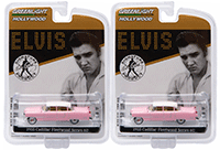 Show product details for Greenlight - Hollywood Series 14 | Elvis' 1955 Cadillac® Fleetwood Series 60 "Pink Cadillac" (1955, 1/64 scale diecast model car, Pink) 44740C/48
