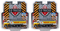 Greenlight - S.D.Trucks Series 2 | International® WorkStar® Tanker Truck Shell Oil (2017, 1/64 scale diecast model car, White/Yellow) 45020C/48