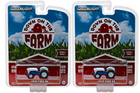 Greenlight - Down on the Farm Series 1 | Ford 8N Tractor (1949, 1/64 scale diecast model car, White/Blue) 48010B/48