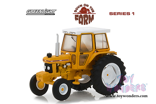 Greenlight - Down on the Farm Series 1 | Ford 5610 Tractor (1988, 1/64 scale diecast model car, White/Yellow) 48010D/48