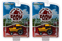 Show product details for Greenlight - Down on the Farm Series 1 |  International® Harvester™ 3488 Tractor (1983, 1/64 scale diecast model car, Yellow/Black) 48010F/48