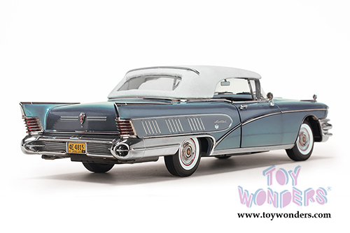 Sun Star Platinum - Buick® Limited Closed Convertible (1958 1/18 scale diecast model car, Blue Mist) 4815