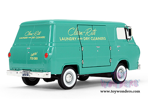 First Gear - Clean-Rite Laundry and Dry Cleaners Ford Econoline Van (1960, 1/25 scale diecast model car, Green) 40-0399