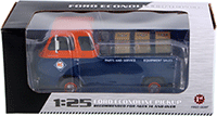 Show product details for First Gear - Allis-Chalmers Parts & Service Ford Econoline Pick-Up with Three Boxes (1960, 1/25 scale diecast model car, Orange/Blue) 49-0401