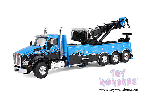 First Gear - Kenworth T880 With Rotator Wrecker (1/50 scale diecast model car, Blue with Black) 50-3333