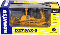 Show product details for First Gear - Komatsu D275AX-5 Sigmadozer with Ripper (1/50 scale diecast model car, Yellow) 50-3341