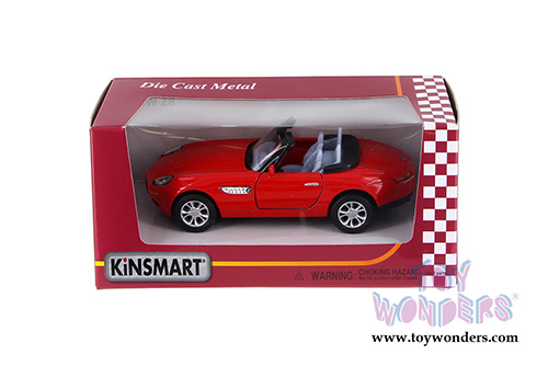 Kinsmart - BMW Z8 Convertible (1/36 scale diecast model car, Red) 5022/2WR