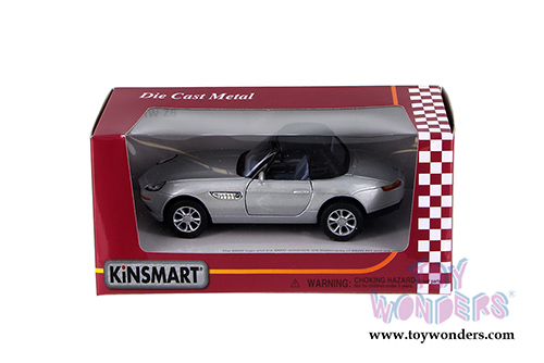 Kinsmart - BMW Z8 Convertible Soft Top (1/36 scale diecast model car, Silver) 5022/2WSV