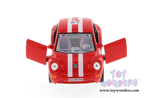 Showcasts Collectibles- I Love New York Volkswagen New Beetle Hard Top (1/32 scale diecast model car, Asstd.) 5028D-ILNY