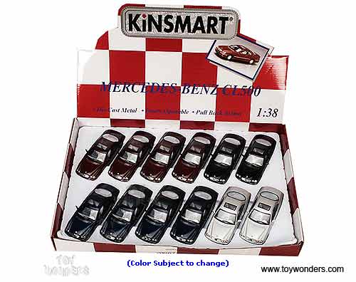 Kinsmart - Mercedes Benz CL500 Hard Top (1/38 scale diecast model car, Asstd.) 5043D