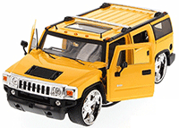 Show product details for Jada Toys Dub City - Hummer H2 SUV (1/24 scale diecast model car, Asstd.) 50549FU/24