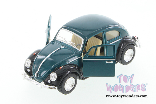 Kinsmart - Volkswagen Classic Beetle Duo Tone Hard Top (1967, 1/32 scale diecast model car, Asstd.) 5057DE
