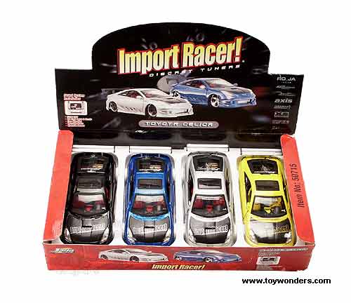 Jada Toys Import Racer! - Toyota Celica (1/24 scale diecast model car, Asstd.) 50715I