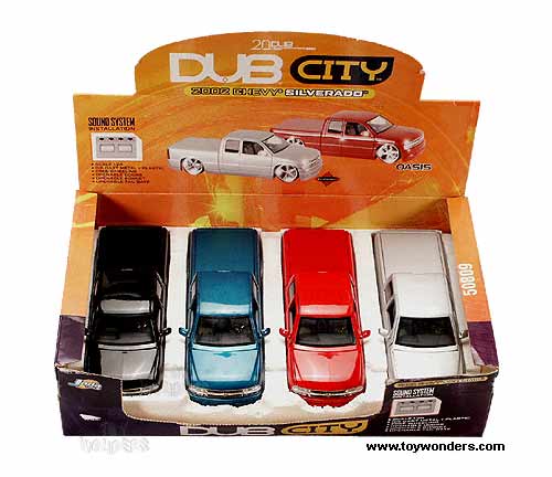 Jada Toys Dub City - Chevy Silverado Pick Up (2002, 1/24 scale diecast model car, Asstd.) 50809K
