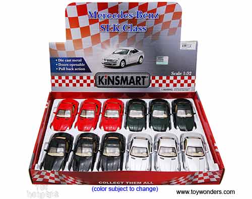 Kinsmart - Mercedes Benz SLK-Class Hard Top (1/32 scale diecast model car, Asstd.) 5095D