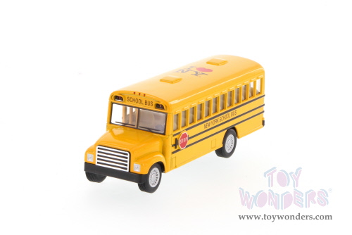 Showcasts Collectibles - I Love New York School Bus (5", Yellow) 5107D-ILNY