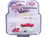 Show product details for Greenlight/ACME - Allan Moffat Racing 1968 Ford F-350 Ramp Truck & 1969 Ford Mustang Boss 302 Trans Am #9 Coca Cola (1968-1969, 1/64 scale diecast model car, Red/White) 51139