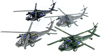 Show product details for X-Force Commander U.S. Army Black Hawk Helicopter (8" diecast model, Asstd.) 51260