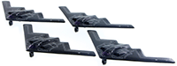 Show product details for X-Force Commander USA ARMY Stealth Bomber (10" diecast model, Black) 51290