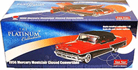 Show product details for Sun Star Platinum - Mercury Montclair Closed Convertible (1956, 1/18 scale diecast model car, Carousel Red/ Tuxedo Black) 5135