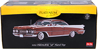 Show product details for Sun Star Platinum - Oldsmobile "98" Hard Top (1959, 1/18 scale diecast model car, Bronze Mist/Polaris White) 5244