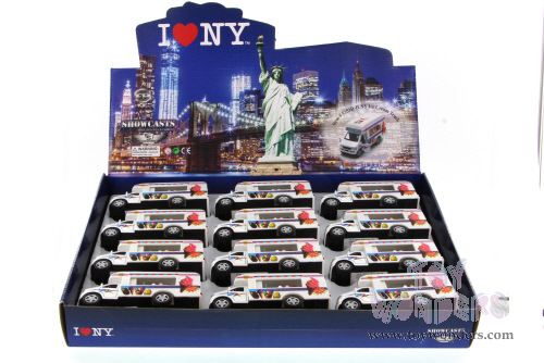 Showcasts Collectibles - I Love New York Ice Cream Truck (5", White) 5253D-ILNY