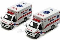 Kinsmart - New York EMS Rescue Team Ambulances (5" diecast model car, White) 5259DNY