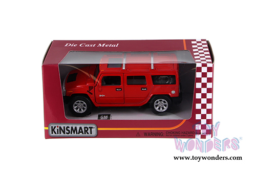 Kinsmart - Hummer H2 SUV (2008, 1/40 scale diecast model car, Asstd.) 5337WR