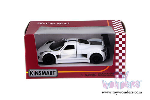 Kinsmart - Gumpert Apollo Sport Hard Top (2010, 1/36 scale diecast model car, White) 5356WW