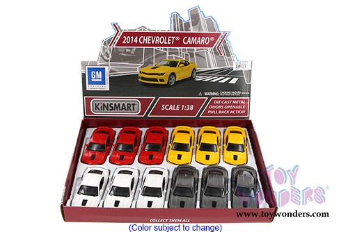 Kinsmart - Chevrolet Camaro Hard Top (2014, 1/38 scale diecast model car, Asstd.) 5383D