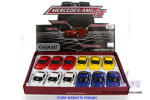 Kinsmart - Mercedes-Benz AMG  GT Hard Top (1/36 scale diecast model car, Asstd.) 5388D