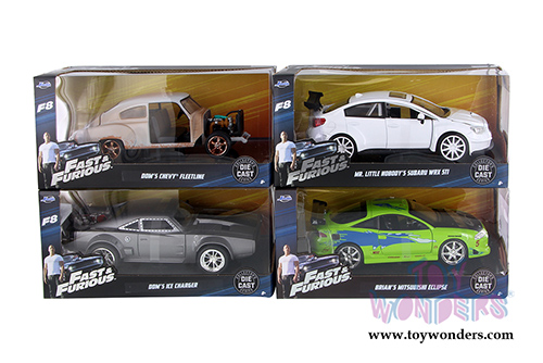 Jada Toys Fast & Furious - Assortment Pack W17 (1/24 scale diecast model car, Asstd.) 54030W17