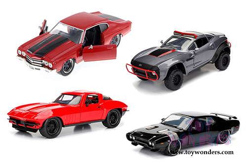 Jada Toys Fast & Furious - Assortment Pack W18 (1/24 scale diecast model car, Asstd.) 54030W18