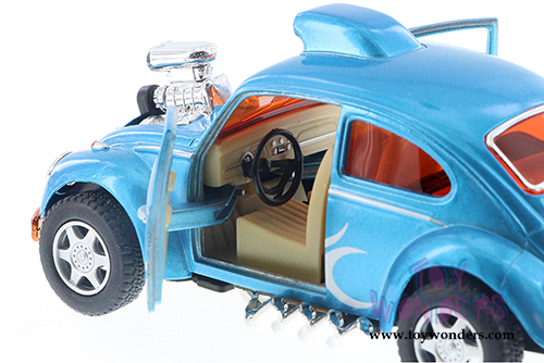 Kinsmart - Volkswagen Beetle Custom Dragracer Hard Top (1/32 scale diecast model car, Asstd.) 5405D