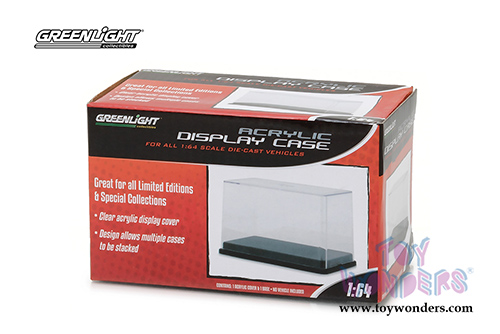 Greenlight - 1/64 Scale Diecast Model Acrylic Display Case with Plastic Base 55025