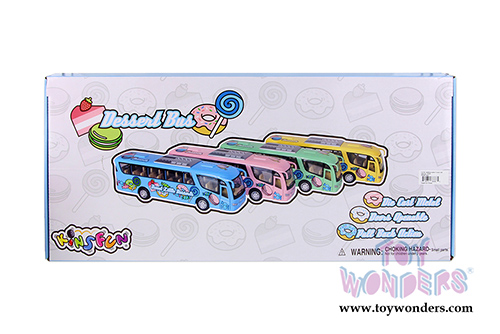 Kinsmart - Desserts Bus (7" long diecast model car, Asstd.) 7103D