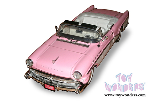 Motormax Timeless Classics - Buick Roadmaster Convertible (1957, 1/18 scale diecast model car, Pink) 73152TC/PK