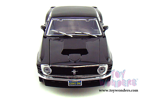 Motormax Timeless Classics - Ford Mustang Boss 429 Hard Top (1970, 1/18 scale diecast model car, Black) 73154TC/BK