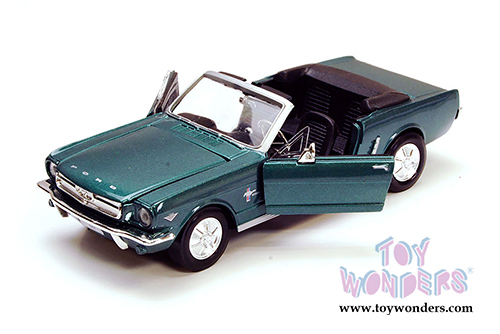 Showcasts Collectibles - Ford Mustang Convertible (1964 1/2, 1/24 scale diecast model car, Green) 73212
