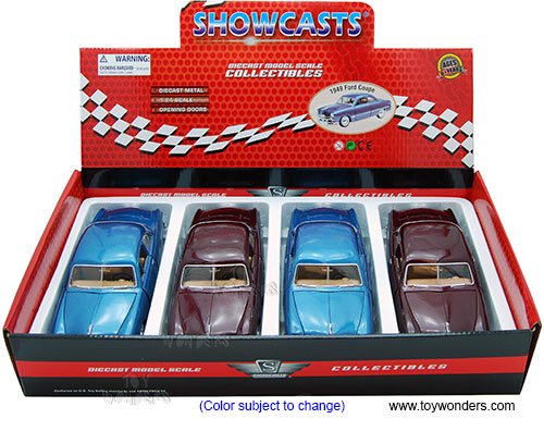 Showcasts Collectibles - Ford Coupe Hard Top (1949, 1/24 scale diecast model car, Asstd.) 73213/16D