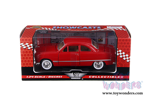 Showcasts Collectibles - Ford Coupe Hard Top (1949, 1/24 scale diecast model car, Red) 73213AC/R