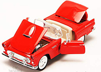 Show product details for Showcasts Collectibles - Ford Thunderbird Convertible (1956, 1/24 scale diecast model car, Asstd.) 73215/16D