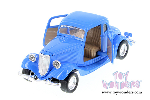Showcasts Collectibles - Ford Coupe Hard Top (1934, 1/24 scale diecast model car, Blue) 73217AC/BU