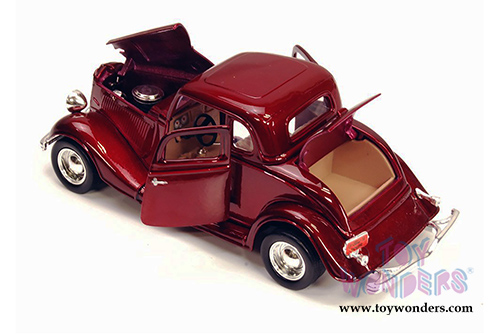 Showcasts Collectibles - Ford Coupe Hard Top (1934, 1/24 scale diecast model car, Red) 73217AC/R